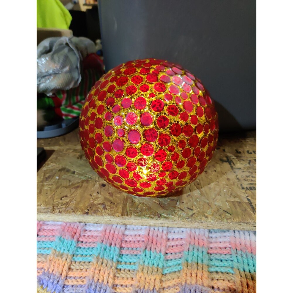 Light Up Sphere Ball Glass